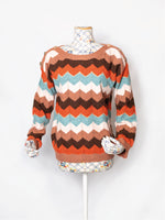 Load image into Gallery viewer, Zigzag Knit Jumper

