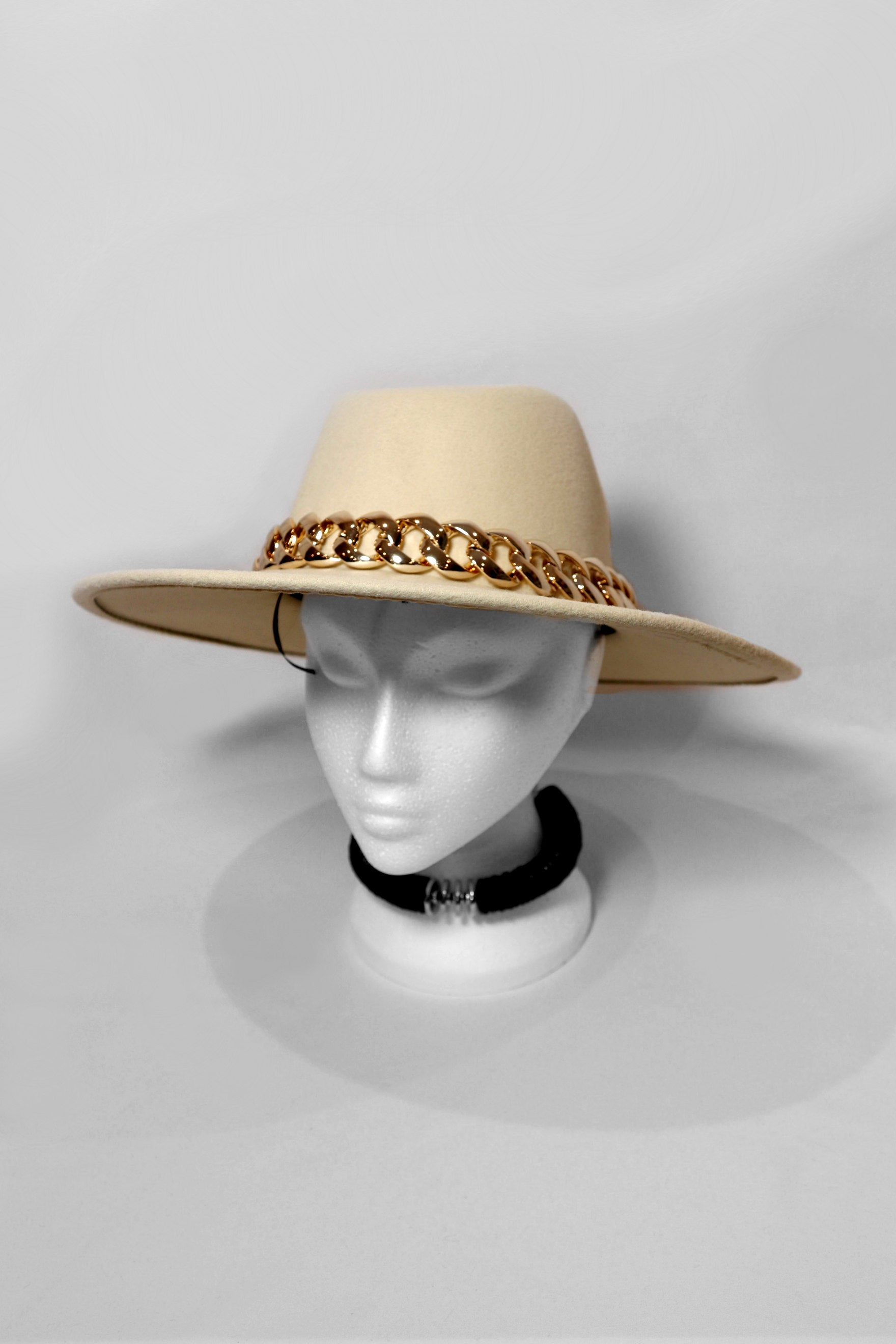 Chain Band Fedora Hat