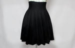 Load image into Gallery viewer, Black Pleated Skater Skirt
